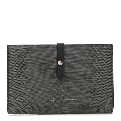 celine two tone wallet|celine lizard wallet.